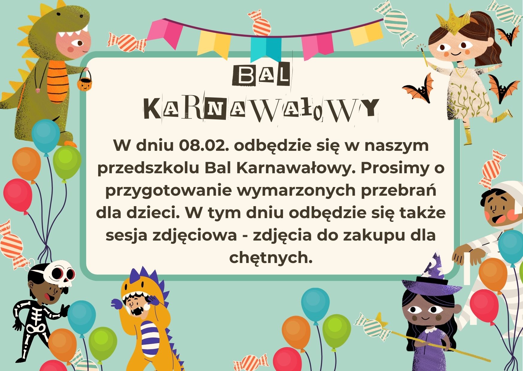 Strój Karnawałowy Dla 10 Latki Bal karnawałowy - Przedszkole Miejskie nr 10 w Łodzi