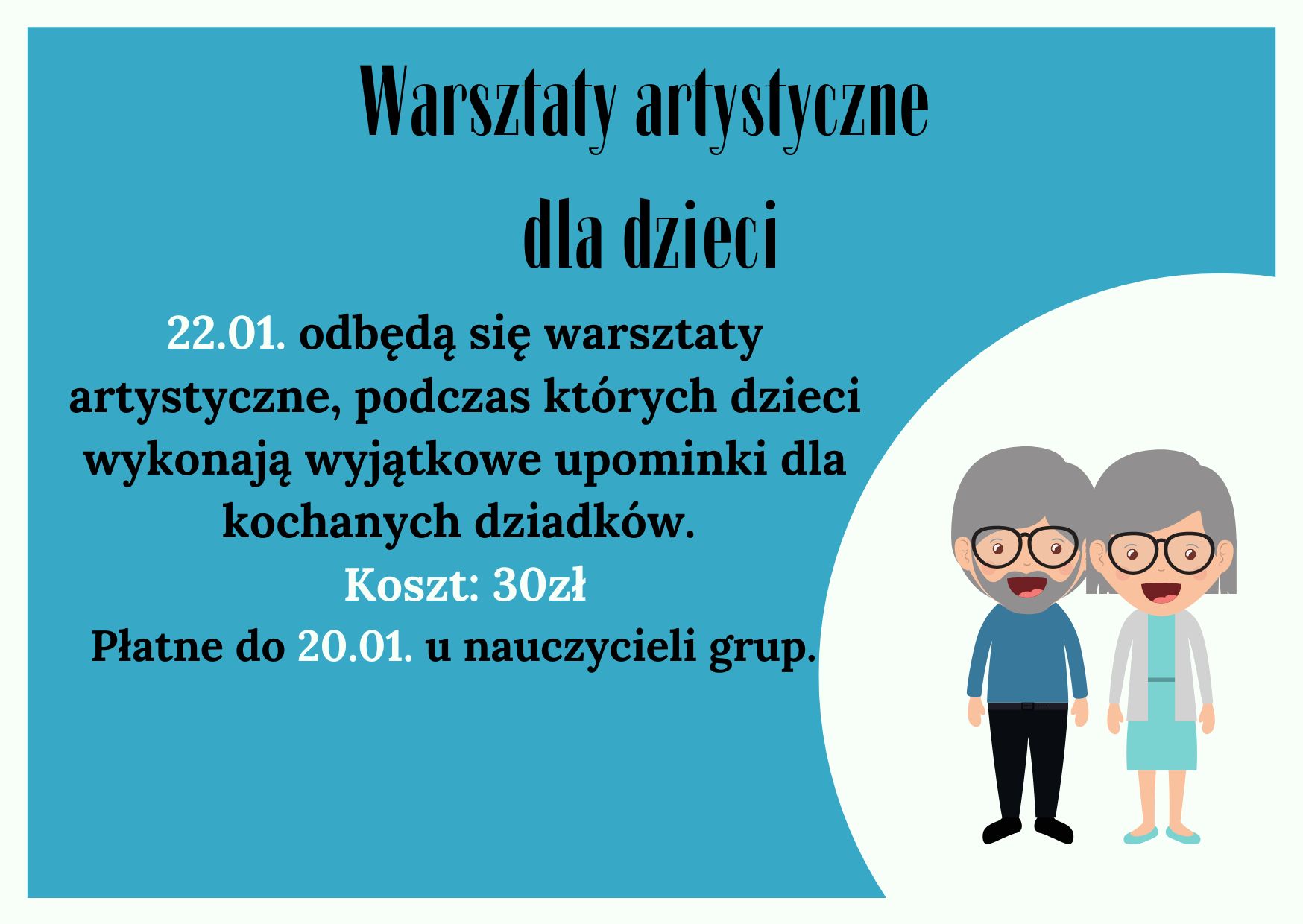 Plakat warsztatów