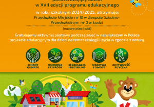 Certyfikat ,,Kubusiowi przyjaciele natury''