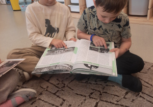 Dzieci oglądają album