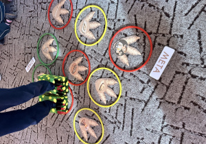 Dziecko chodzi po śladach