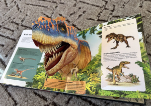 Książka o dinozaurach