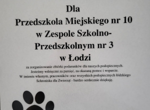 Podziękowania