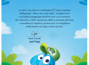 Certyfikat projektu